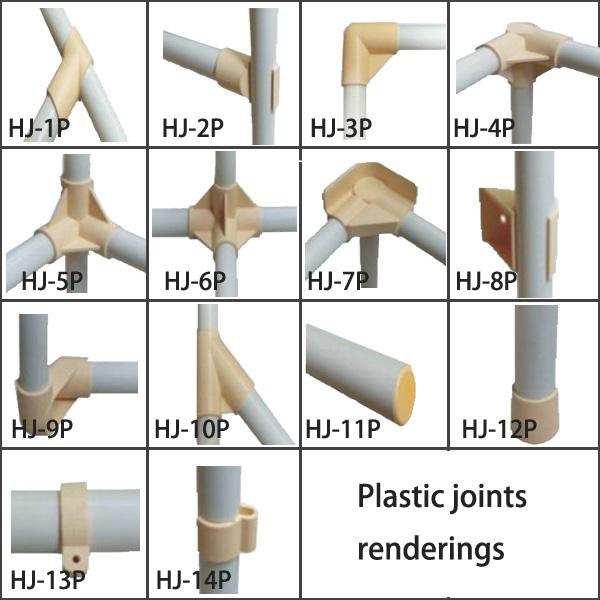 Eco Friendly Ivory / Black Plastic Water Pipe Fittings Plastic Pipe