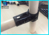 Khớp kim loại có thể điều chỉnh cho giá đỡ ống Độ dày 23mm Loại T Khớp nối ống màu đen HJ-1