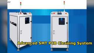 Băng tải PCB PCB có hệ thống HMI màu điều khiển PLC và cấu trúc truyền động kết hợp được cấp bằng sáng chế để làm sạch PCB theo quy trình SMT