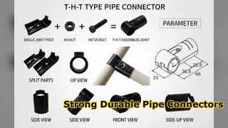 Đầu nối ống công nghiệp hạng nặng cho giá đỡ DIY