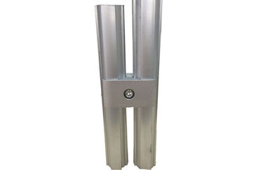 8 Shape Aluminum Tube Connector 28mm Dia Silvery Color For 1.2MM / 1.7MM Pipe