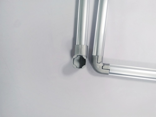 RoHS Round 90 Degree Elbow Aluminum Pipe Connection Aluminum Tubing Joints AL-12