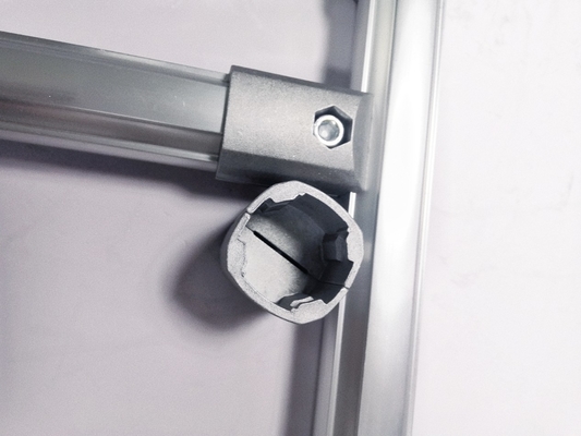Tee Type Outer Connector Aluminum Tubing Joints 28mm Pure Aluminum+ADC-12 AL-7