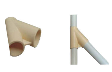 ABS 45 Degree Pipe Fittings , 6mm Thickness Dia 28mm Pipe Connectors