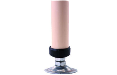 Flexible Plastic Coated Steel Pipe Rack Fittings Metal Tube Plugs