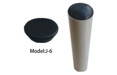 Black PP Male Pipe Rack Fittings Round Tube Plastic Inserts