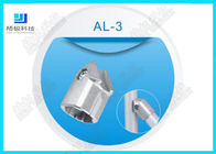 Đầu nối ống nhôm đúc AL -3 Anodizing Bạc 45 độ kết nối linh hoạt