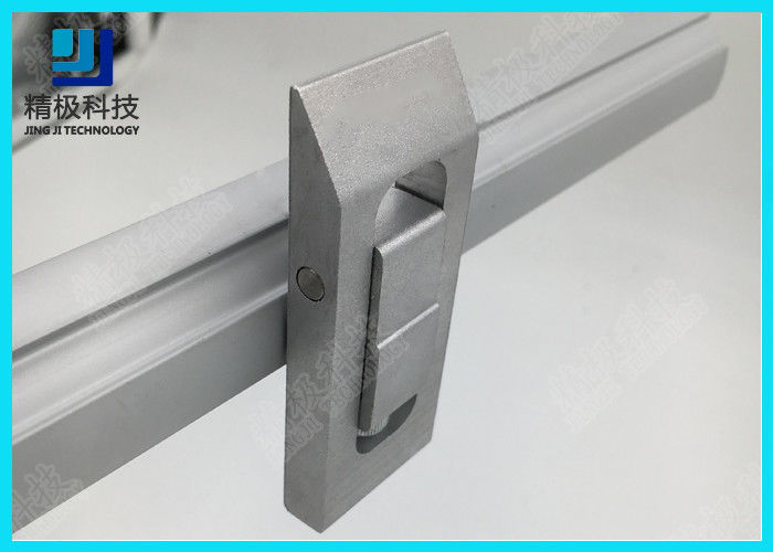 Double Tracks Scalable conveyor Aluminum Tubing Joints Prevent Flow Back Lock Opposite Movement