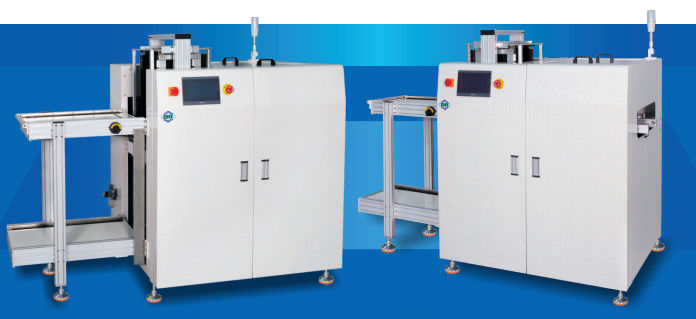 Stepping Motor Push Plate SMT PCB Conveyor Machine 330x250mm Vacuum Bare Loader