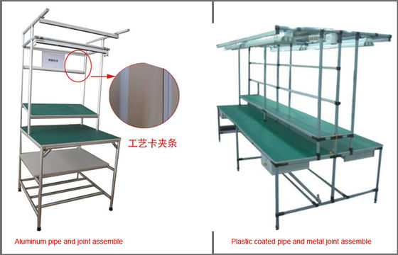 Bàn làm việc công nghiệp bằng ống thép Lean Pipe Rack