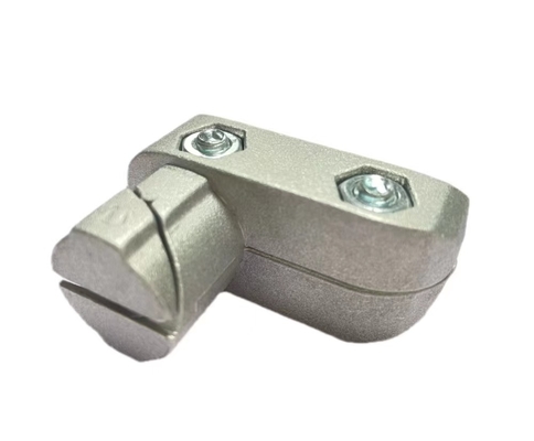 Đầu nối ống nhôm bạc hỗ trợ khớp khuỷu linh hoạt ADC12 cố định