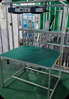Modular linh hoạt Lean Tube bàn làm việc Ergonomic xây dựng cho sản xuất Lean