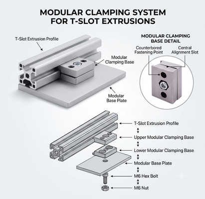 Các khớp ống nhôm sáng tạo được thiết kế để tạo điều kiện lắp ráp và tháo rời nhanh chóng trong các thiết lập tạm thời và vĩnh viễn