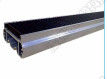 Bánh xe đen 4000mm / Thanh 50A Theo dõi con lăn SGS hạng nặng