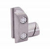 Claw Head Sliver Khớp nối ống nhôm hợp kim trắng để kết nối hai đường ống
